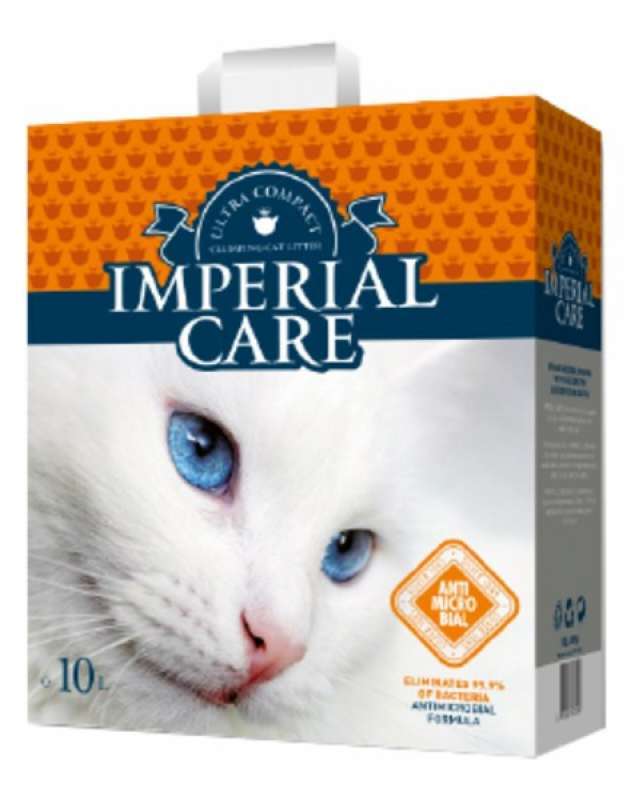Imperial Care (Империал Кеа) SILVER IONS - Наполнитель ультра-комкующийся для кошачьего туалета с ионами серебра (6 л) в E-ZOO