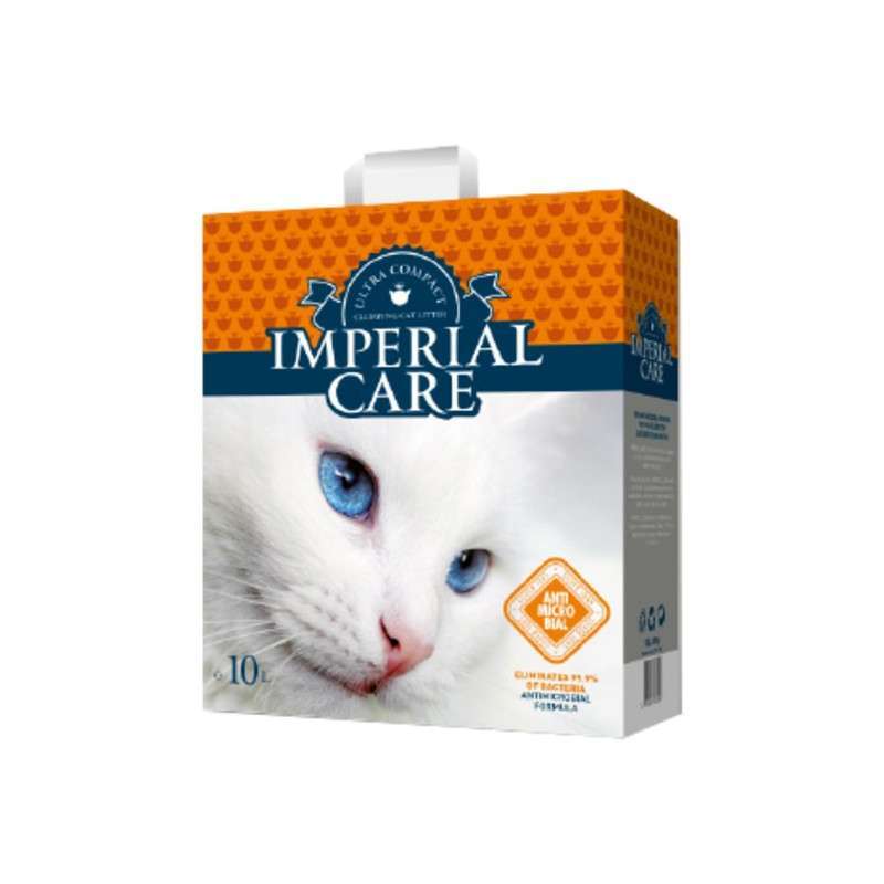 Imperial Care (Империал Кеа) SILVER IONS - Наполнитель ультра-комкующийся для кошачьего туалета с ионами серебра (6 л) в E-ZOO