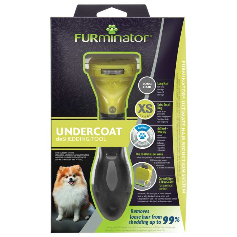 FURminator (ФУРминатор) Long Hair Extra Small Dog - Фурминатор для длинношерстных мини пород собак (XS/Long) в E-ZOO