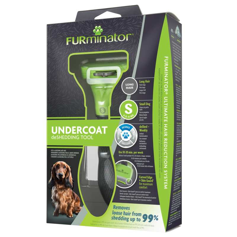 FURminator (ФУРминатор) Long Hair Small Breed Dog - Фурминатор для длинношерстных собак малых пород (S/Long) в E-ZOO