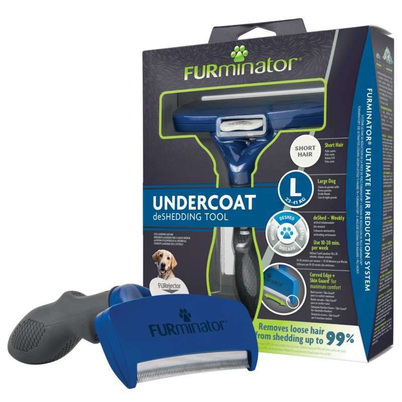 FURminator (ФУРмінатор) Short Hair Large Breed Dog - Фурмінатор для короткошерстих собак великих порід (L/Short) в E-ZOO