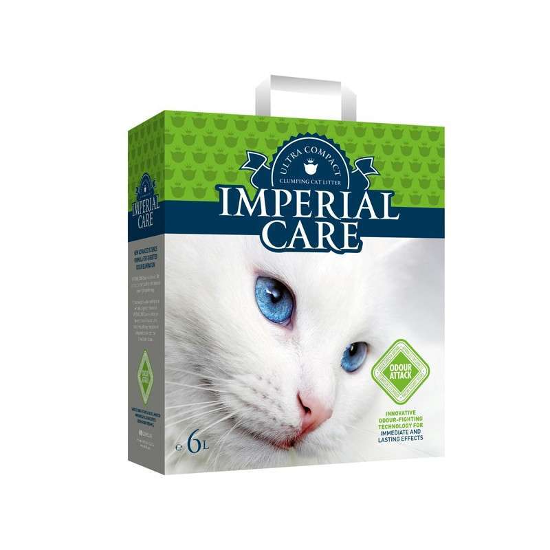 Imperial Care (Империал Кеа) Odour Attack - Наполнитель ультра-комкующийся для кошачьего туалета с ароматом летнего сада (6 л) в E-ZOO
