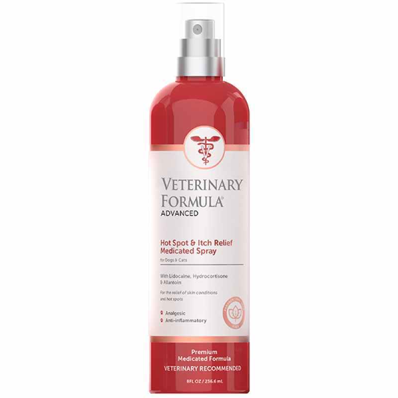 Veterinary Formula (Ветеринари Фомюлэ) Hot Spot&Itch Relief Medicated Spray - Спрей антиаллергенный для собак и кошек (236 мл) в E-ZOO
