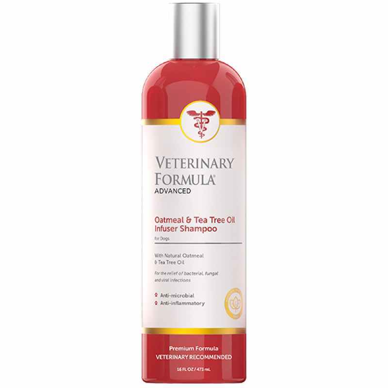 Veterinary Formula (Ветеринари Фомюлэ) Oatmeal&Tea Tree Oil Infuser Shampoo - Шампунь увлажняющий, антимикробный, противовоспалительный для собак (473 мл) в E-ZOO