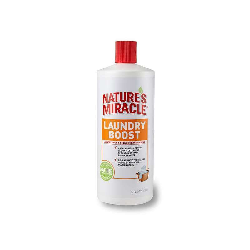 Nature's Miracle (Нейчерс Миракл) Laundry Boost - Уничтожитель пятен и запахов во время стирки (946 мл) в E-ZOO