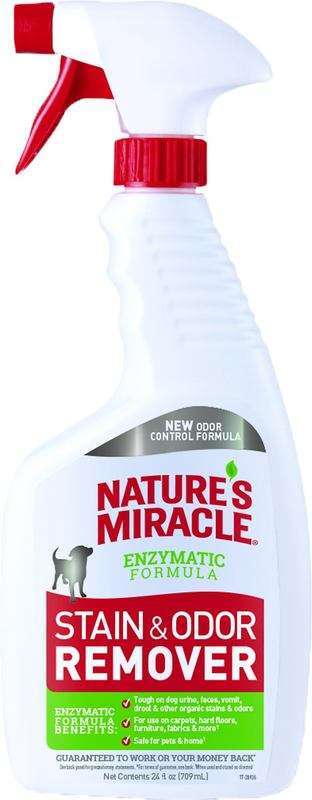 Nature's Miracle (Нейчерс Миракл) Stain&Odor Remover - Уничтожитель пятен и запахов от собак (709 мл) в E-ZOO