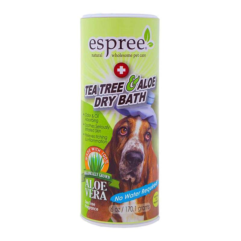 Espree (Еспрі) Tea Tree & Aloe Dry Bath - Сухий шампунь з алое вера і маслом чайного дерева для собак (170 г) в E-ZOO