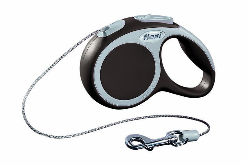 Flexi (Флекси) Vario XS - Поводок-рулетка для собак мелких пород, трос (3 м, до 8 кг) (XS) в E-ZOO