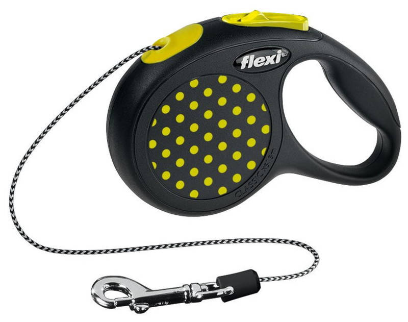 Flexi (Флекси) Design ХS - Поводок-рулетка для собак мелких пород, трос (3 м, до 8 кг) (XS) в E-ZOO