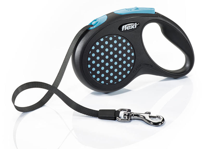 Flexi (Флекси) Design S - Поводок-рулетка для собак мелких пород, лента (5 м, до 15 кг) (S) в E-ZOO