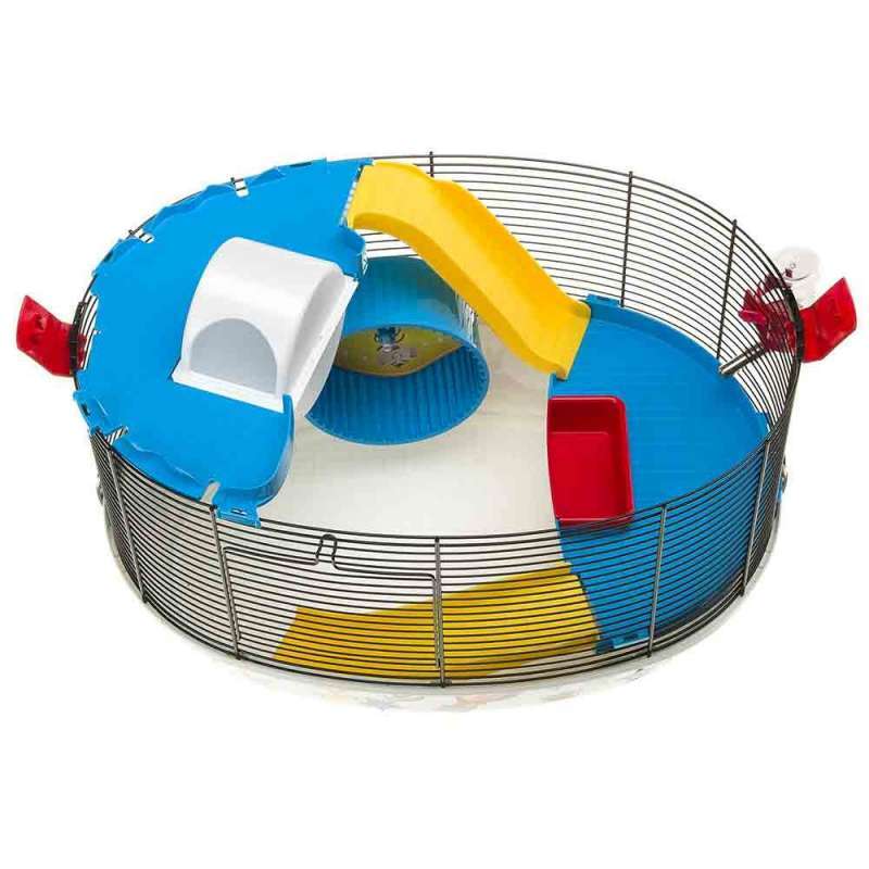Ferplast (Ферпласт) Circus Fun - Клітка для хом'яків з кольоровими наклейками (49,5x34x42,5 cm) в E-ZOO