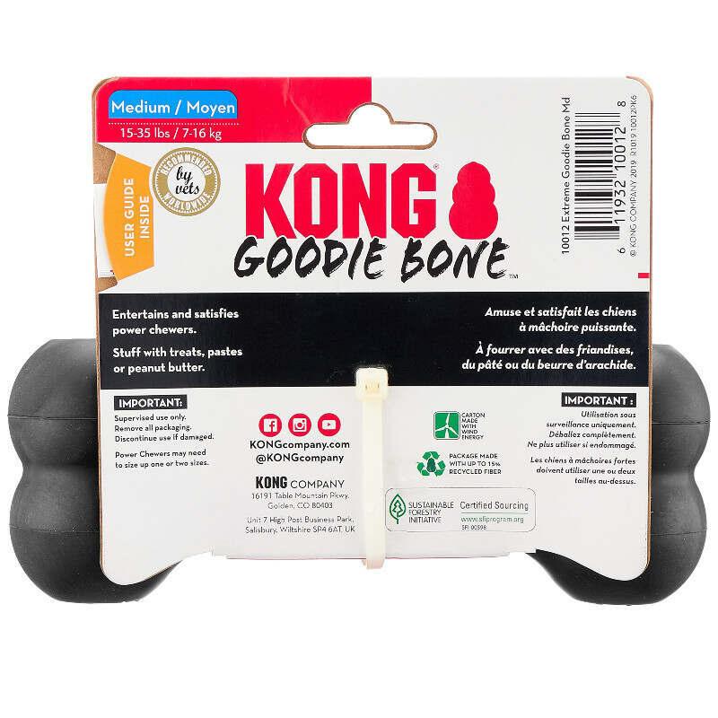 KONG (Конг) Extreme Goodie Bone - КОСТОЧКА игрушка для собак (M) в E-ZOO