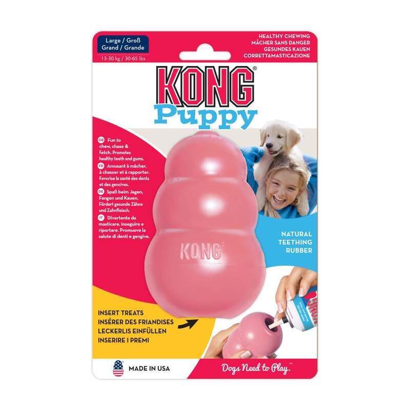 KONG (Конг) Puppy - Іграшка для цуценят (L) в E-ZOO