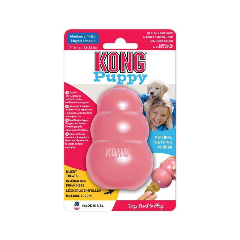 KONG (Конг) Puppy - Іграшка для цуценят (M) в E-ZOO