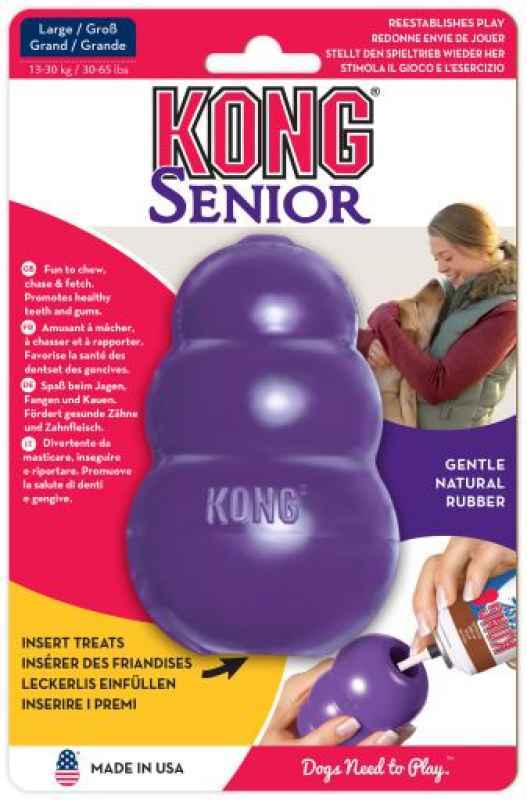 KONG (Конг) Senior - Іграшка для собак старшого віку (L) в E-ZOO