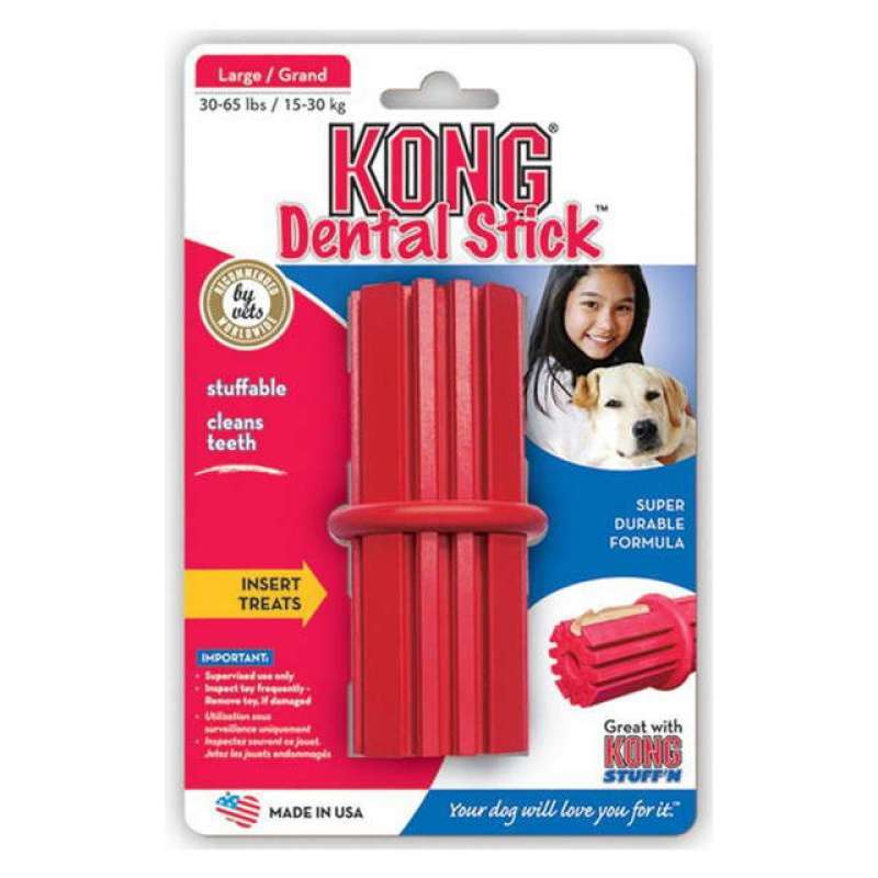 KONG (Конг) Dental Stick - Іграшка для собак "Зубна паличка" (L) в E-ZOO
