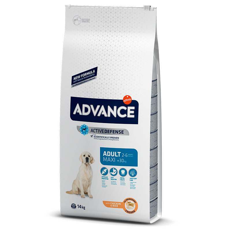 Advance (Едванс) Dog Adult Maxi Chicken&Rice - Сухий корм з м'ясом курки для дорослих собак великих порід (14 кг) в E-ZOO