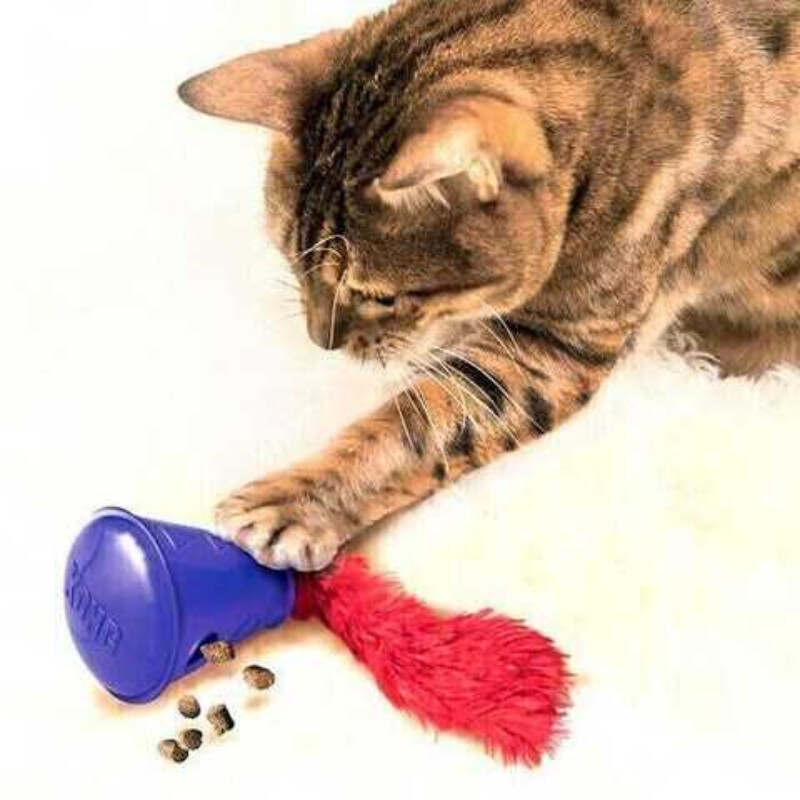 KONG (Конг) Cat Treat Cone- Игрушка-головоломка для котов (20 см) в E-ZOO