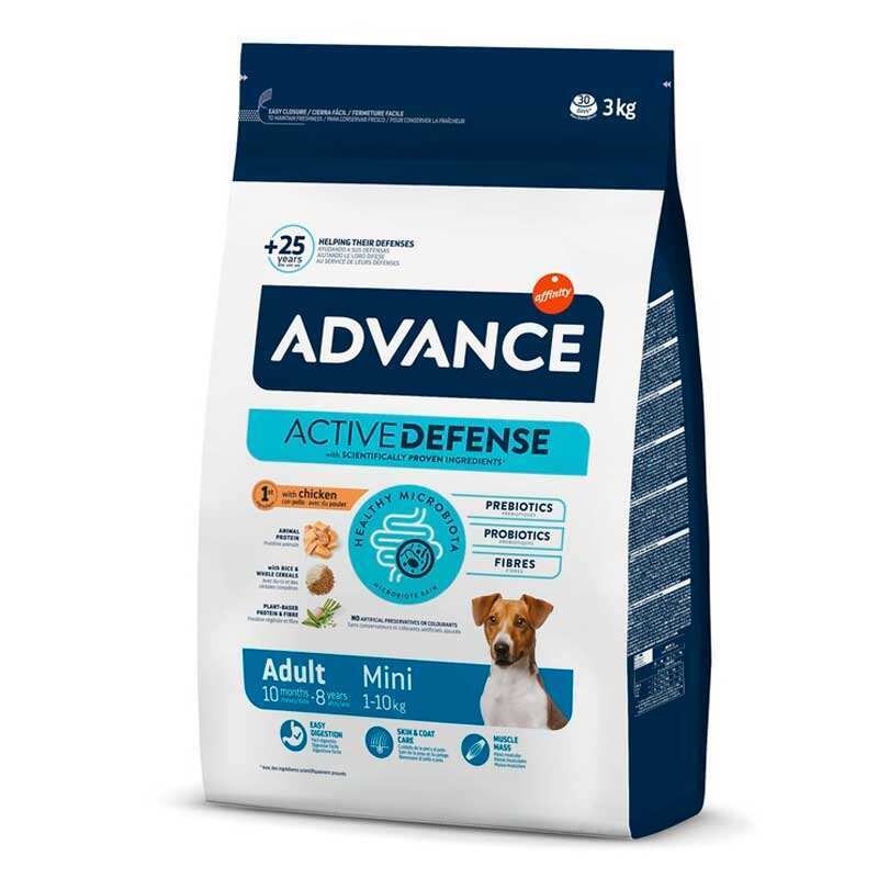Advance (Едванс) Dog Adult Mini Chicken&Rice - Сухий корм з м'ясом курки для дорослих собак малих порід (3 кг) в E-ZOO