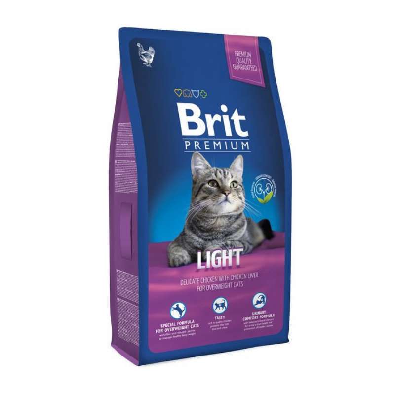 Brit Premium (Брит Премиум) Cat Light - Сухой корм с курицей для кошек с избыточным весом (8 кг) в E-ZOO