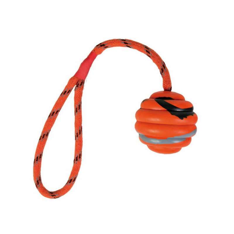 Trixie (Тріксі) М'яч ребристий на мотузці (30 см/Ø6 см) в E-ZOO