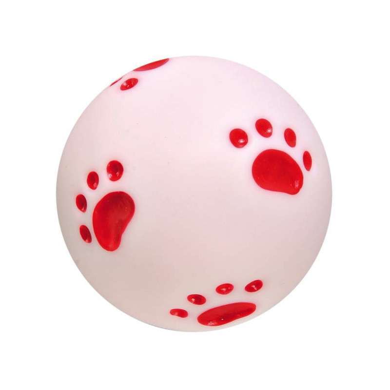 Trixie (Трикси) Мяч виниловый "След" для собак с пищалкой (10 см) в E-ZOO