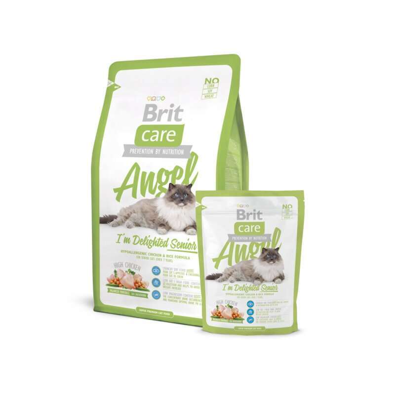 Brit Care (Брит Кеа) Cat Angel - Сухой корм с курицей и рисом для пожилых кошек (2 кг) в E-ZOO