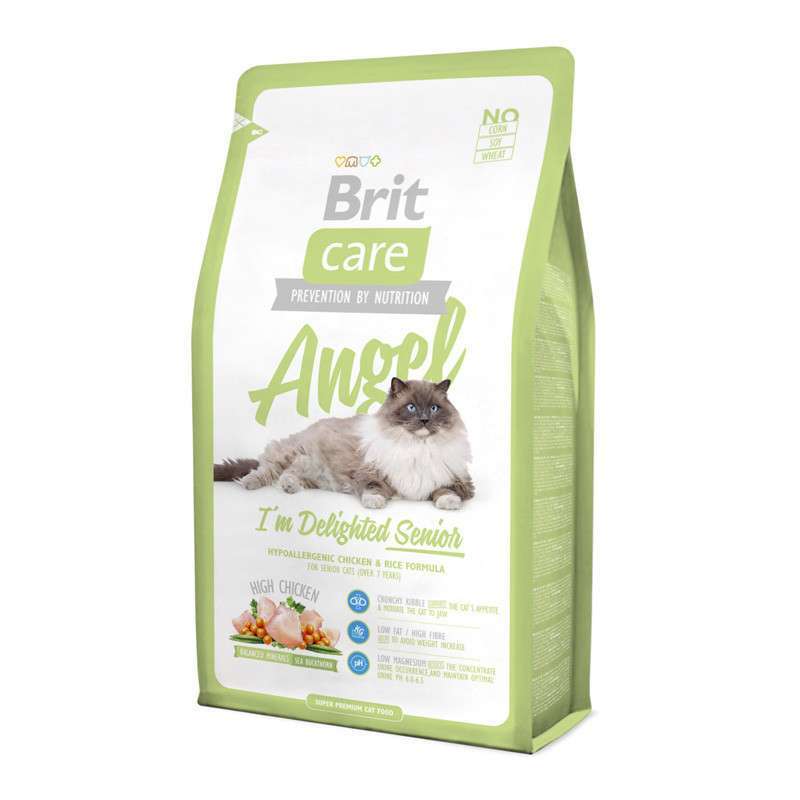 Brit Care (Брит Кеа) Cat Angel - Сухой корм с курицей и рисом для пожилых кошек (2 кг) в E-ZOO
