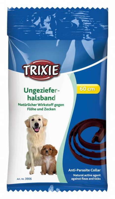 Trixie (Трикси) Инсектицидный био-ошейник от блох и клещей для собак (60 см) в E-ZOO