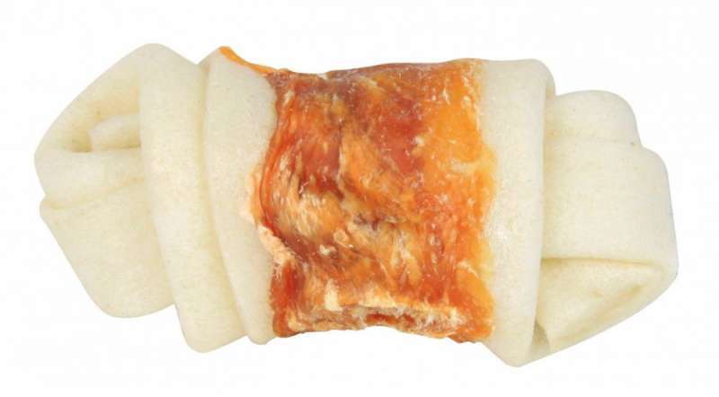 Trixie (Трикси) Knotted Chicken Chewing Bone - Кость для чистки зубов с курятиной, лакомство для собак (2х70 г (11 см)) в E-ZOO