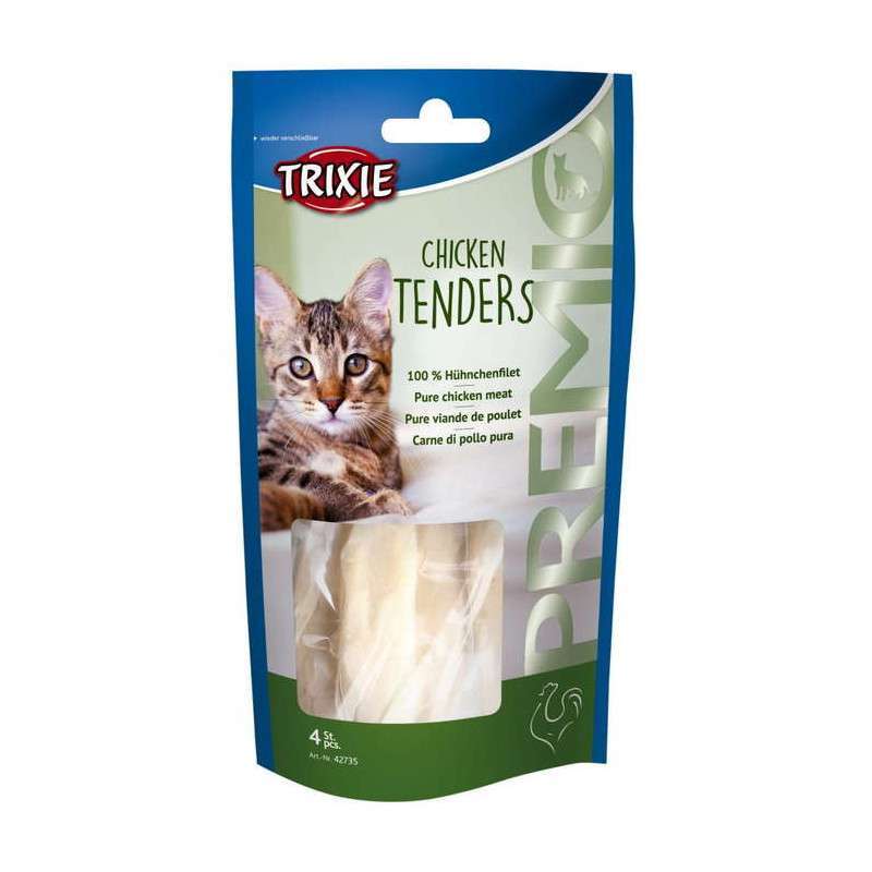 Trixie (Трикси) PREMIO Chicken Tenders - Лакомство куриная грудка для кошек (70 г) в E-ZOO