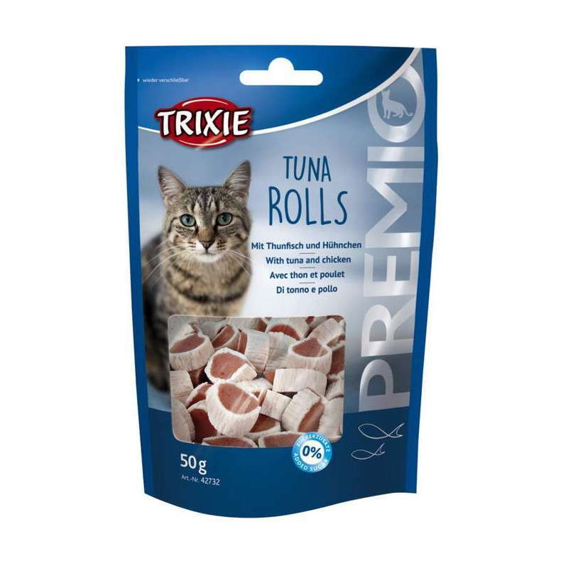 Trixie (Тріксі) PREMIO Tuna Rolls - Ласощі з тунцем і птицею для котів (50 г) в E-ZOO