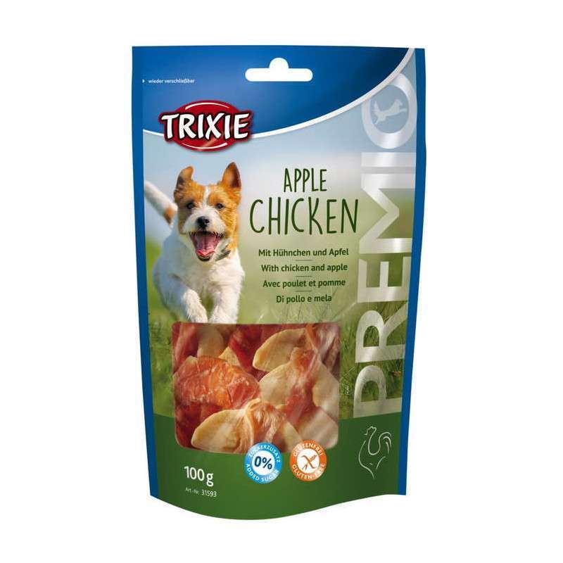 Trixie (Трикси) PREMIO Apple Chicken - Лакомство с куриной грудкой и яблоком для собак (100 г) в E-ZOO