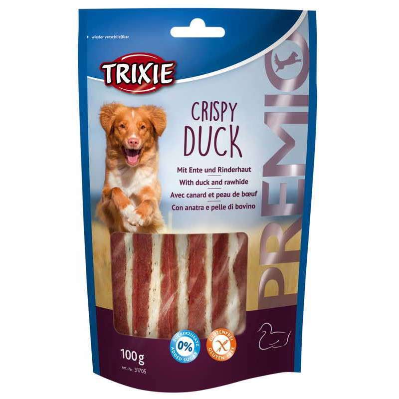 Trixie (Трикси) PREMIO Crispy Duck - Лакомство с уткой для собак (100 г) в E-ZOO