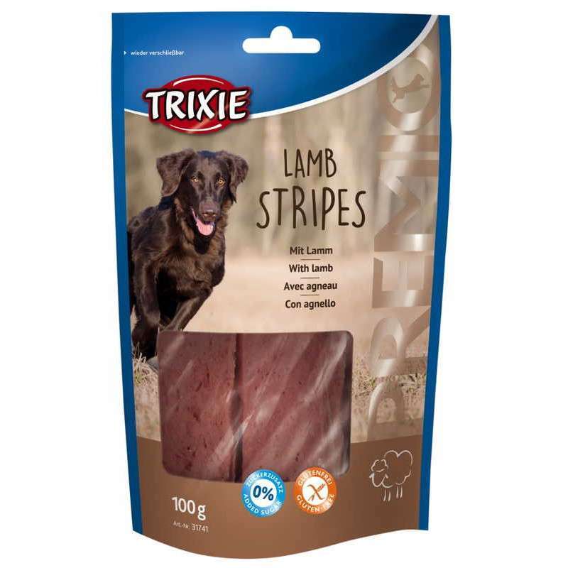 Trixie (Тріксі) PREMIO Lamb Stripes - Ласощі з ягням для собак (100 г) в E-ZOO