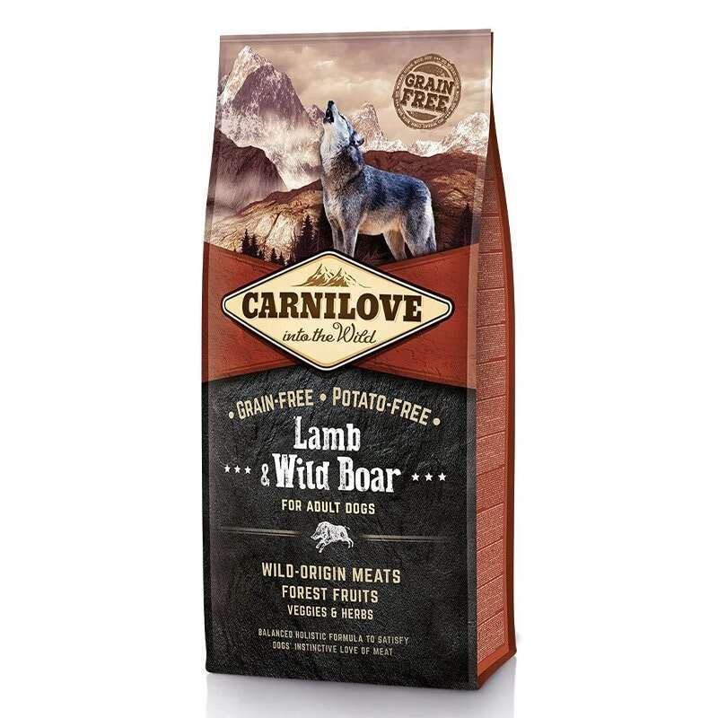 Carnilove Lamb & Wild Boar for Adult Dogs - Сухий корм з м'ясом ягняти і дикого кабана для дорослих собак (12 кг) в E-ZOO