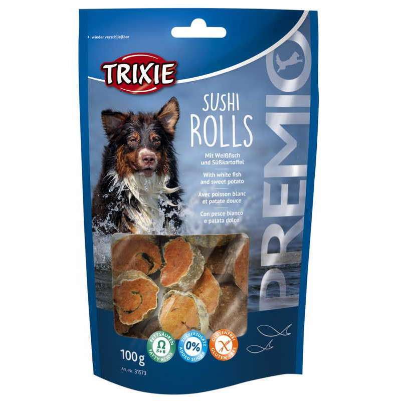 Trixie (Трикси) PREMIO Sushi Rolls - Лакомство с рыбой для собак (100 г) в E-ZOO