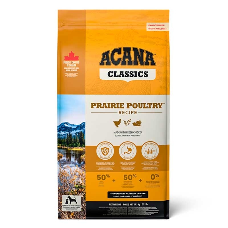 Acana (Акана) Prairie Poultry - Сухой корм с цыпленком и индейкой для собак всех пород на всех стадиях жизни (9,7 кг) в E-ZOO