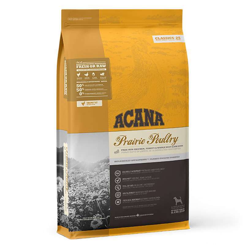 Acana (Акана) Prairie Poultry - Сухий корм з курчам і індичкою для собак всіх порід на всіх стадіях життя (17 кг) в E-ZOO