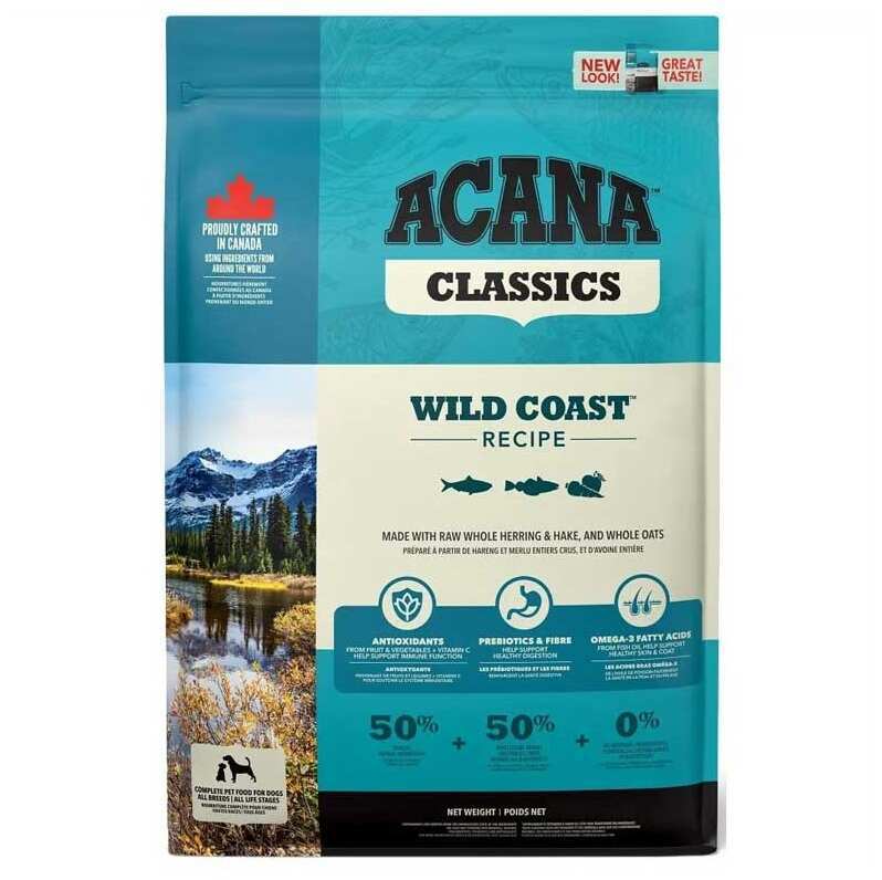 Acana Wild Coast - Сухий корм з рибою для собак всіх порід на всіх стадіях життя (2 кг) в E-ZOO