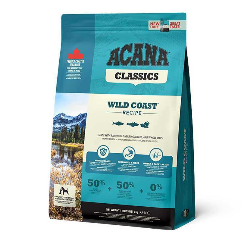 Acana Wild Coast - Сухий корм з рибою для собак всіх порід на всіх стадіях життя (2 кг) в E-ZOO