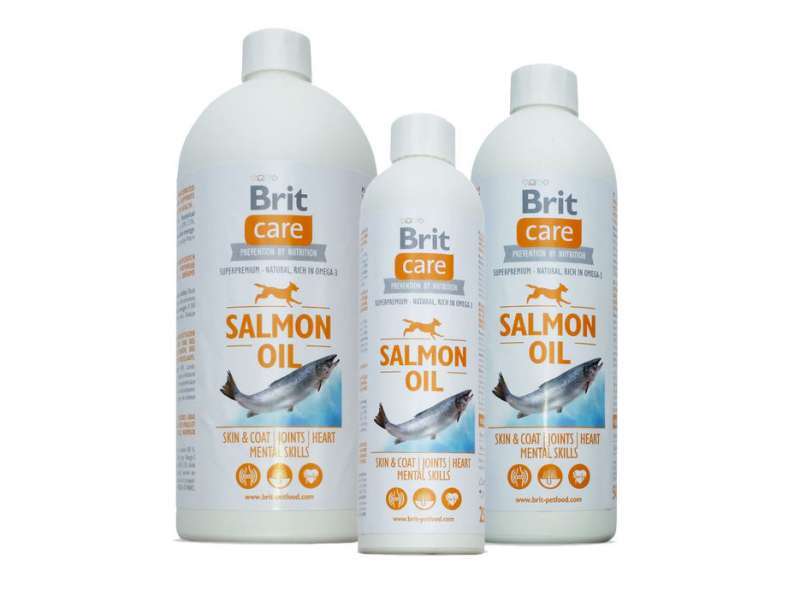 Brit Care (Бріт Кеа) Salmon Oil - Олія лосося для шкіри та шерсті собак всіх вікових груп (250 мл) в E-ZOO