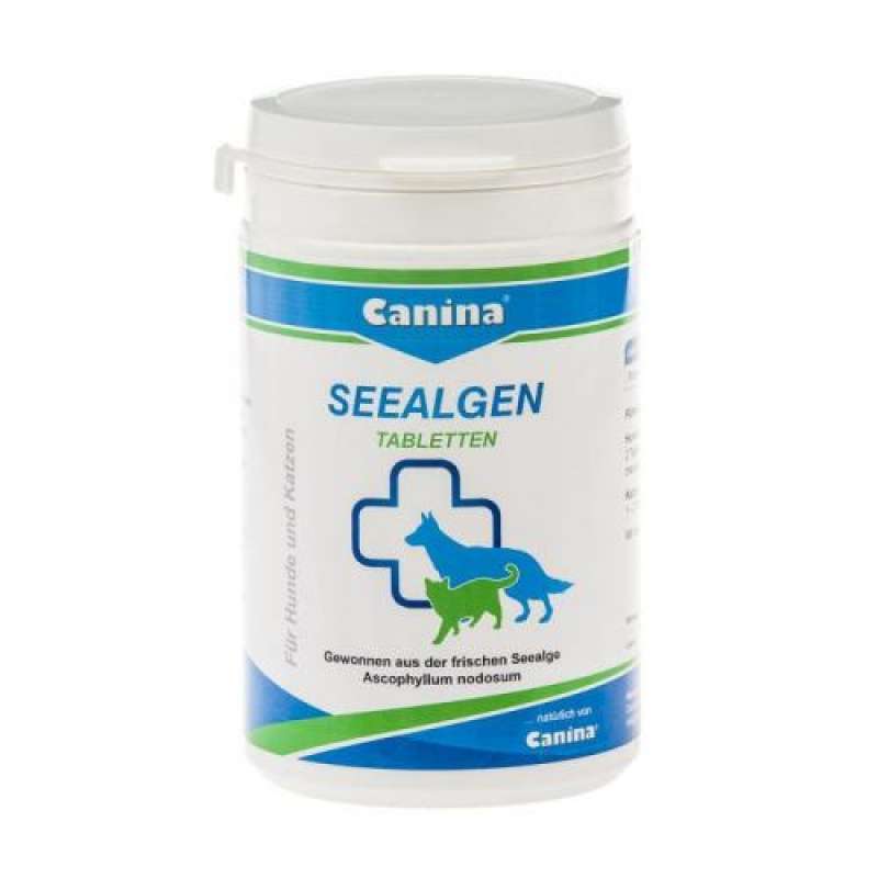 Canina (Канина) Seealgen - Таблетки из водорослей для кошек и собак, способствующие пигментации шерсти