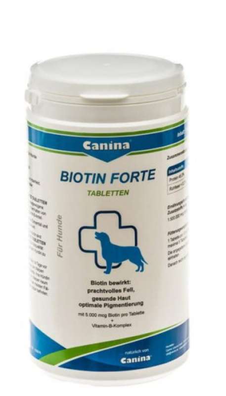 Canina (Каніна) Biotin forte - Біологічно активна добавка у формі таблеток для собак (30 шт.) в E-ZOO