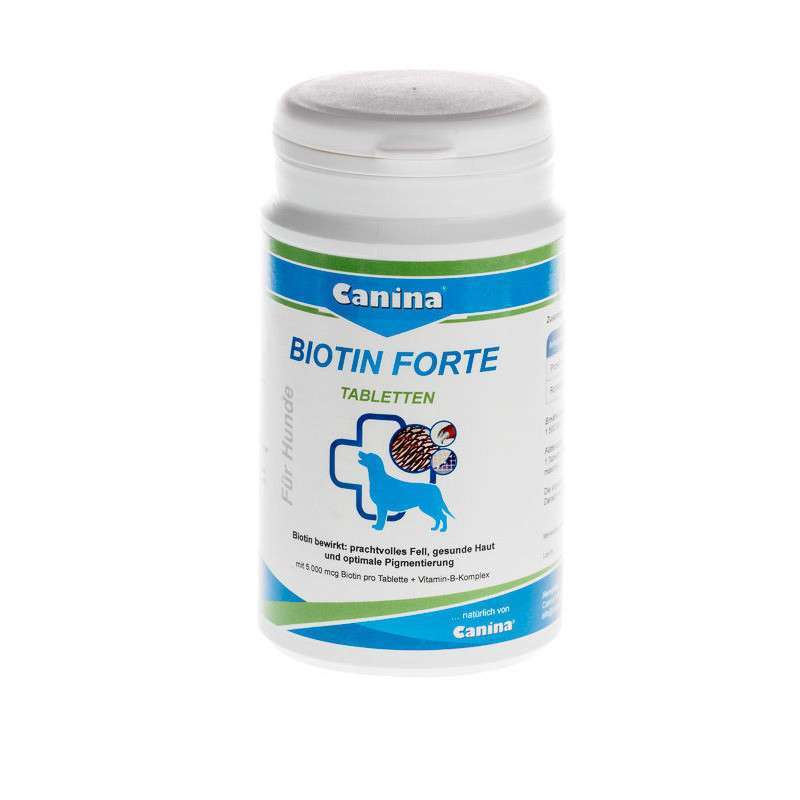 Canina (Канина) Biotin forte - Биологически активная добавка в форме таблеток для собак (60 шт.) в E-ZOO