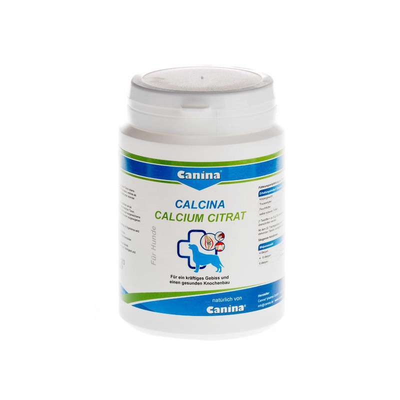 Canina (Каніна) Calcina Calcium Citrat - Порошкова добавка кальцію цитрат для собак (125 г) в E-ZOO