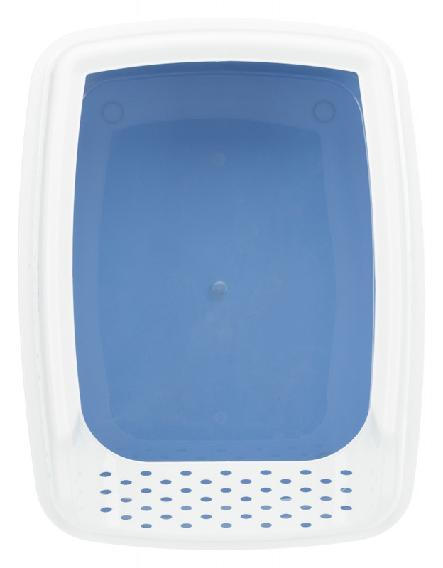 Trixie (Тріксі) Delio Litter Tray, with Rim - Туалет для котів з високим бортиком та стильним дизайном (35х20х48 см) в E-ZOO