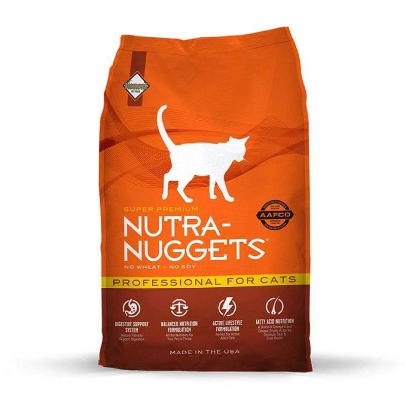 Nutra Nuggets (Нутра Нагетс) Professional for Cats - Сухой корм с курицей для активных, беременных и лактирующих кошек (7,5 кг) в E-ZOO