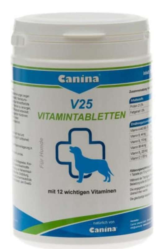 Canina (Канина) V25 Vitamintabletten - Витаминный комплекс для собак (30 шт.) в E-ZOO