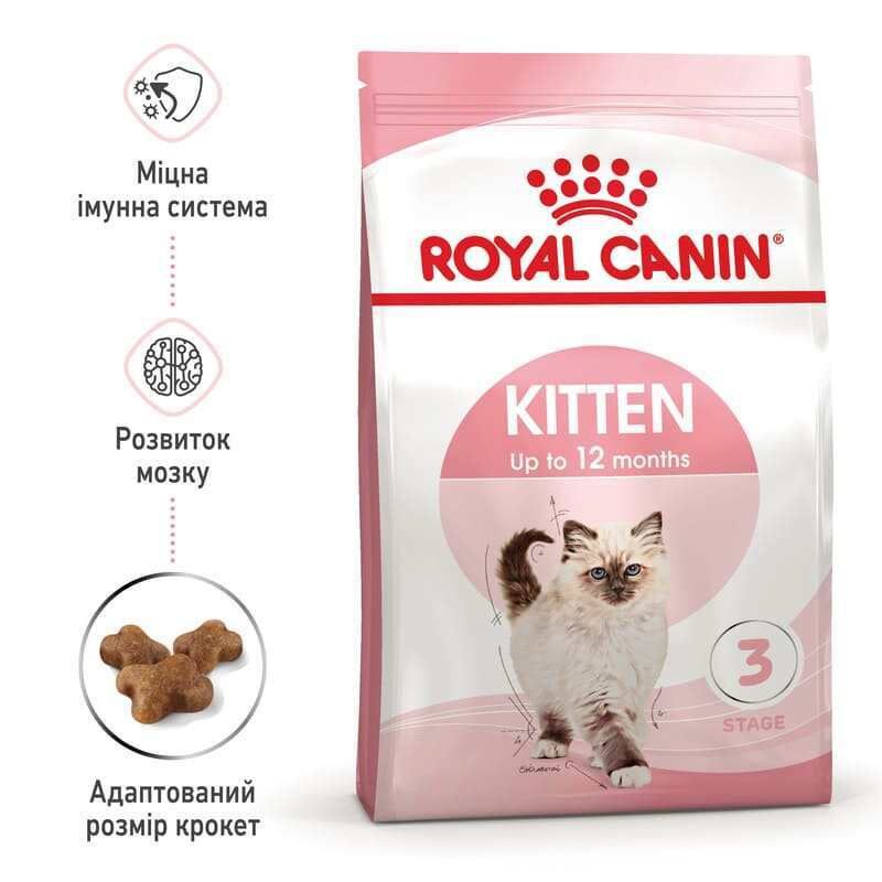 Royal Canin (Роял Канін) Kitten - Сухий корм з птицею для кошенят до 12 міс (400 г) в E-ZOO